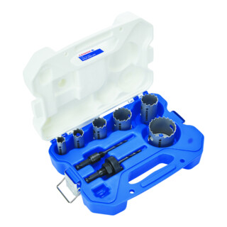 LENOX Lochsägen-Set Carbide, Sanitär-Set im Transportkoffer 8-tlg.