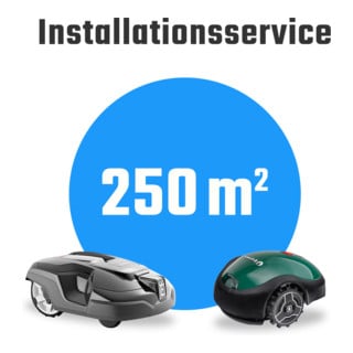 Mähroboter-Installationsservice Paket XXS bis 250m²