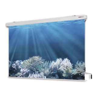 Magnetoplan Kurbel-Leinwand, 1800 x 1800 mm