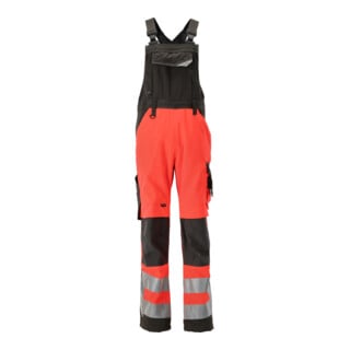MASCOT® Latzhose Newcastle Größe 90C48 hi-vis rot/dunkelanthrazit