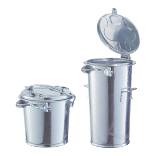 Mülleimer 35l Stahlbl.TZN m.Bügel