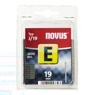 NOVUS Nagel E Typ J 19 mm VE à 2600 Stück