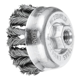 PFERD TOOLS COMBITWIST Topfbürste gezopft TBG Ø 65 mm M14 Stahl-Draht-Ø 0,50mm Winkelschleifer (1)