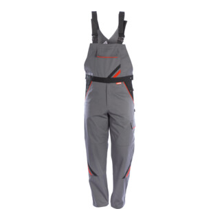 PLANAM Latzhose Highline, schiefer / schwarz, Konfektionsgröße DE: 102