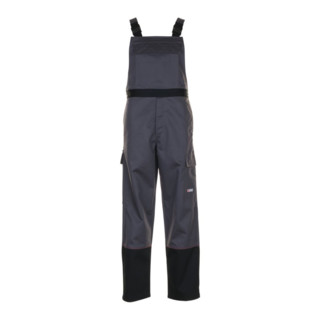 Planam Latzhose Weld Shield grau/schwarz 48