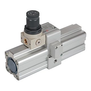 Riegler Luft-Luft-Druckverstärker (Booster) m. Regler, G 3/8, Kolben-Ø 63