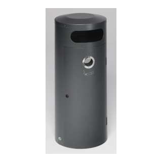 VAR Abfallsammler/Ascher KS 70 antiksilber 70 l