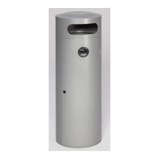 VAR Abfallsammler/Ascher KS 90 silber 90 l