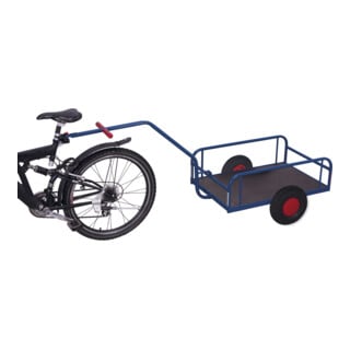 VARIOfit Fahrradanhänger ohne Bordwand, Luftbereifung