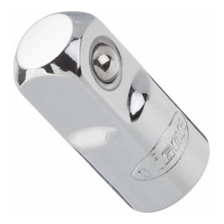 VIGOR Außenvierkant Antrieb 12,5 = 1/2 Zoll Innenvierkant Antrieb 10 = 3/8 Zoll Adapter V2108 Vierkant hohl 10 mm (3/8 Zoll) Vierkant massiv 12,5 mm (1/2 Zoll) Gesamtlänge: 36 mm