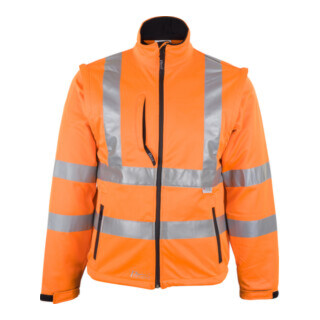 Warnschutz-Softshelljacke orange EN20471 Gr.L