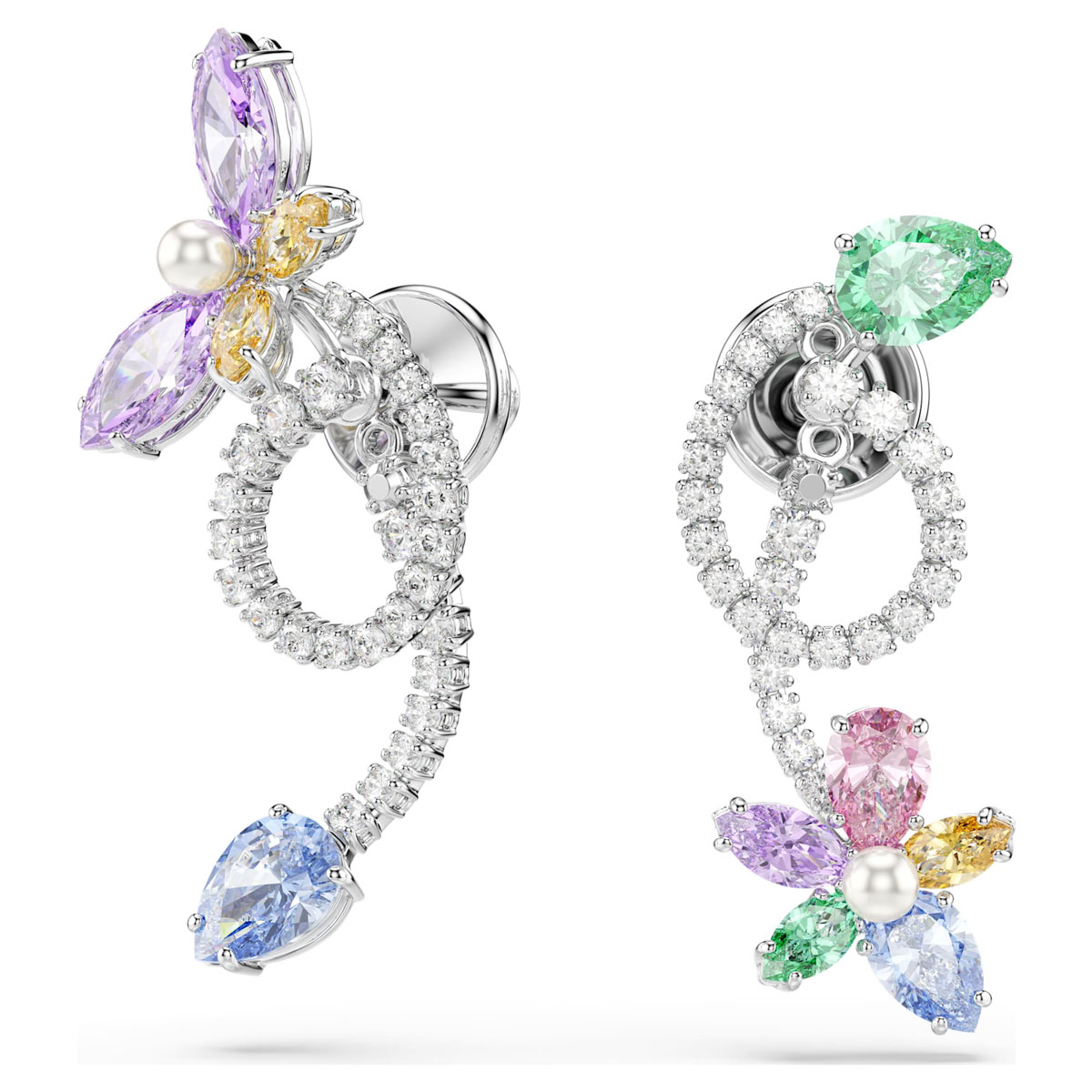 Swarovski Ohrringe - Ariana Grande x Swarovski Drop-Ohrhänger mit Ohrring Jacket - 5749190