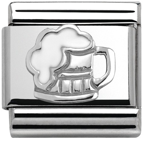 Nomination Classic - Around The World - Edelstahl Emaille Silber - Bier - 330202/34