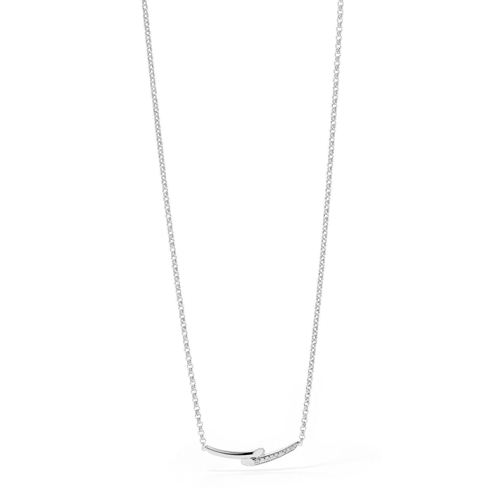 Fossil Halskette - Sterling Silver Glitz - JFS00303040