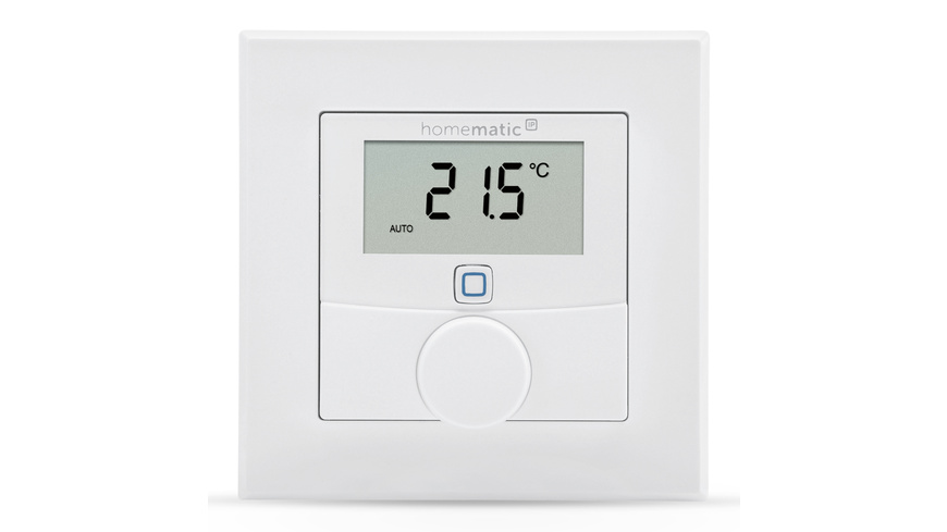 Homematic IP Smart Home Wandthermostat mit Luftfeuchtigkeitssensor, HmIP-WTH-2