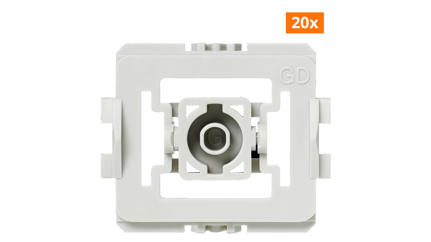 Homematic IP Smart Home Adapter Gira Duroplast, 20er Pack
