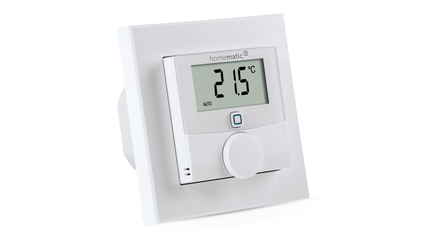 Homematic IP Smart Home Wandthermostat mit Schaltausgang – für Markenschalter, 24 V, HmIP-BWTH24
