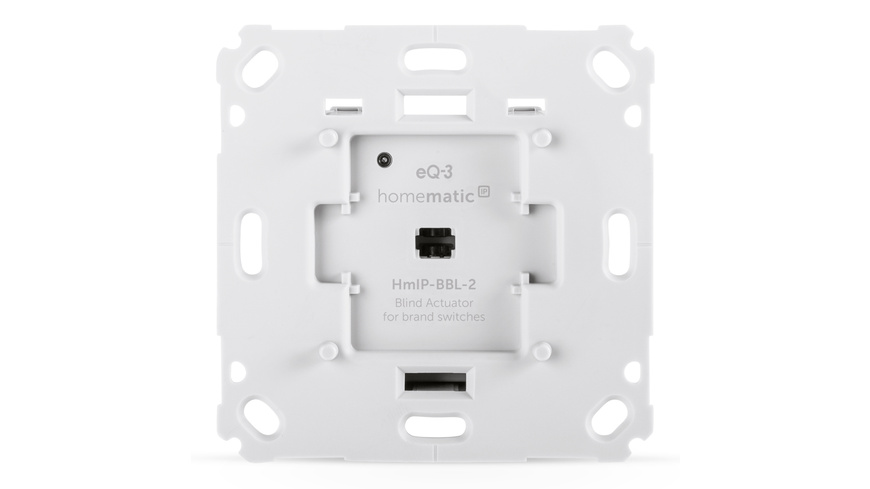 Homematic IP Smart Home Jalousieaktor für Markenschalter, HmIP-BBL-2