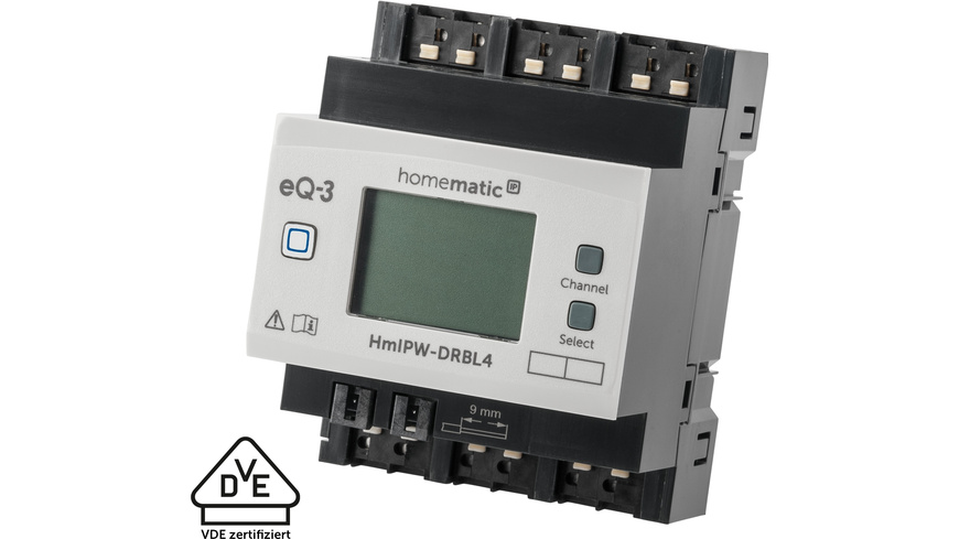 Homematic IP Wired Smart Home Jalousieaktor – 4-fach, HmIPW-DRBL4