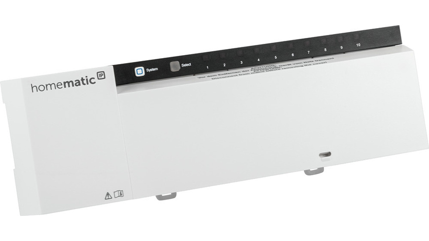 Homematic IP Wired Smart Home Fußbodenheizungscontroller – 10 Kanäle, 230 V, HmIPW-FAL230-C10