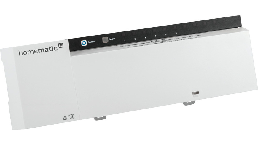 Homematic IP Wired Smart Home Fußbodenheizungscontroller – 6 Kanäle, 230 V, HmIPW-FAL230-C6