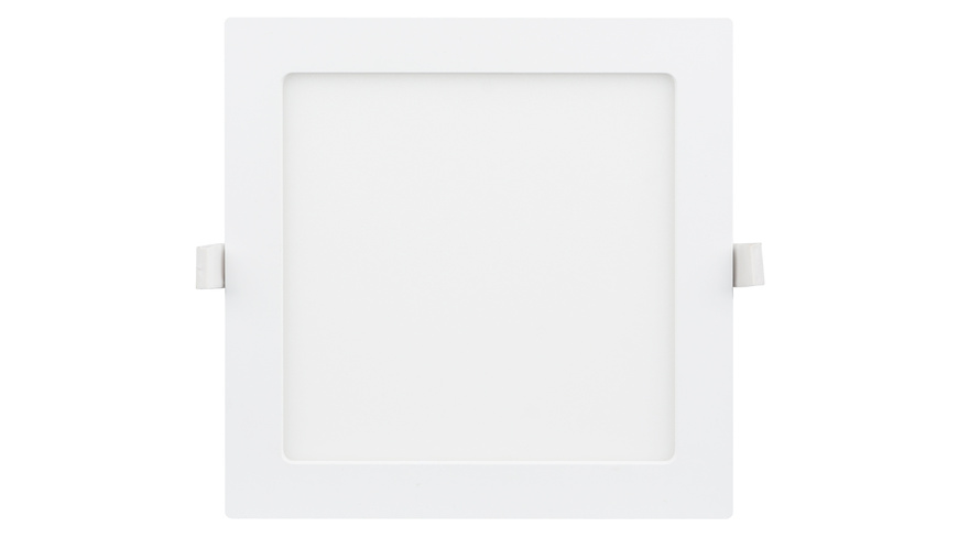 HEITRONIC 12-W-LED-Einbaustrahler LE MANS, 1000 lm, 3000/4000/6000 K, dimmbar, IP44, eckig