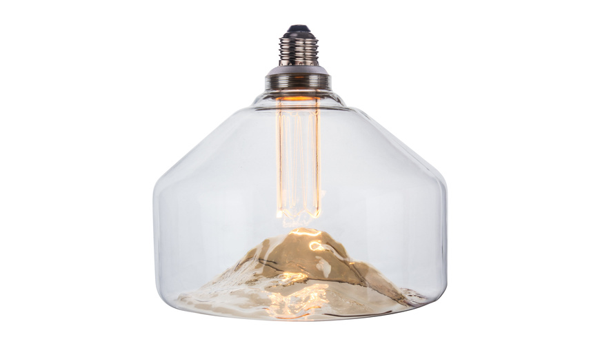 ENOVALITE LED Filament Leuchtmittel, CIRCLE, Amber, E27, 4W, 200lm, 1800K, dimmbar