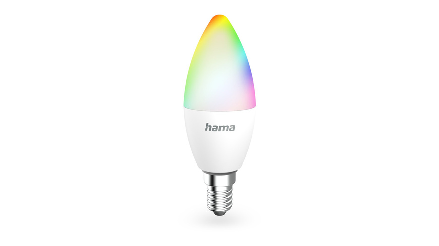 Hama Smart Home LED-Lampe, E14, RGBW, dimmbar, WLAN, Matter