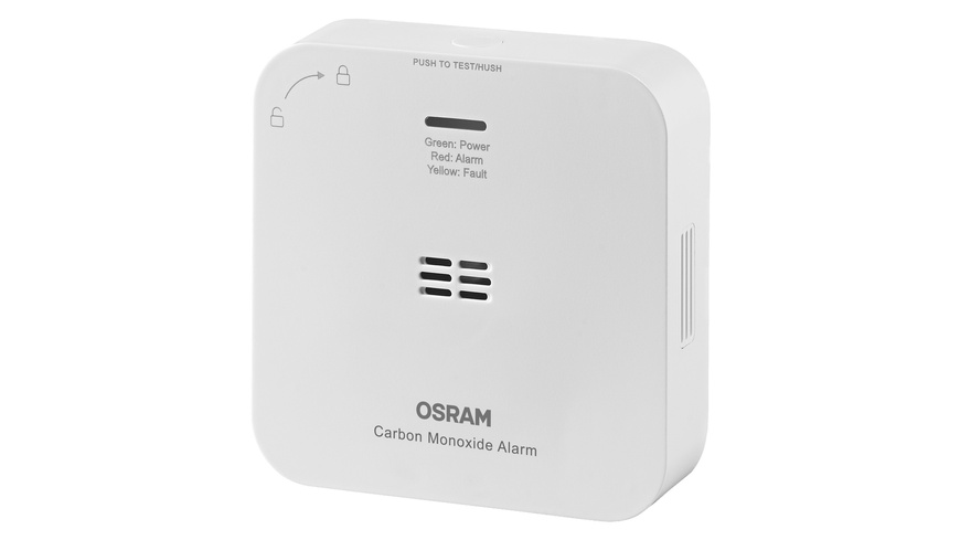 SMART+ Smart Home Kohlenmonoxid-Warnmelder, WLAN, IP20, Weiß