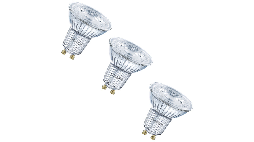 OSRAM SMART+ Smart Home GU10 , Matter, WLAN, 4.7 W, RGBW, 3er-Pack