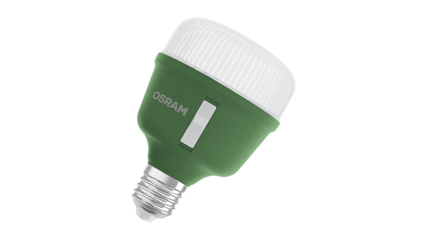 Osram 3-Lichtspektrum-Pflanzenlampe, 20 W, 650 lm, E27, klar, LED STAR GROW T 80