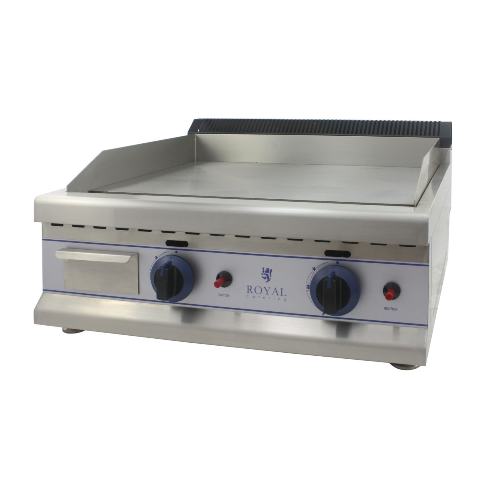 Royal Catering Gas-Doppelgrill - 65 cm - Propan/Butan - 30 mbar