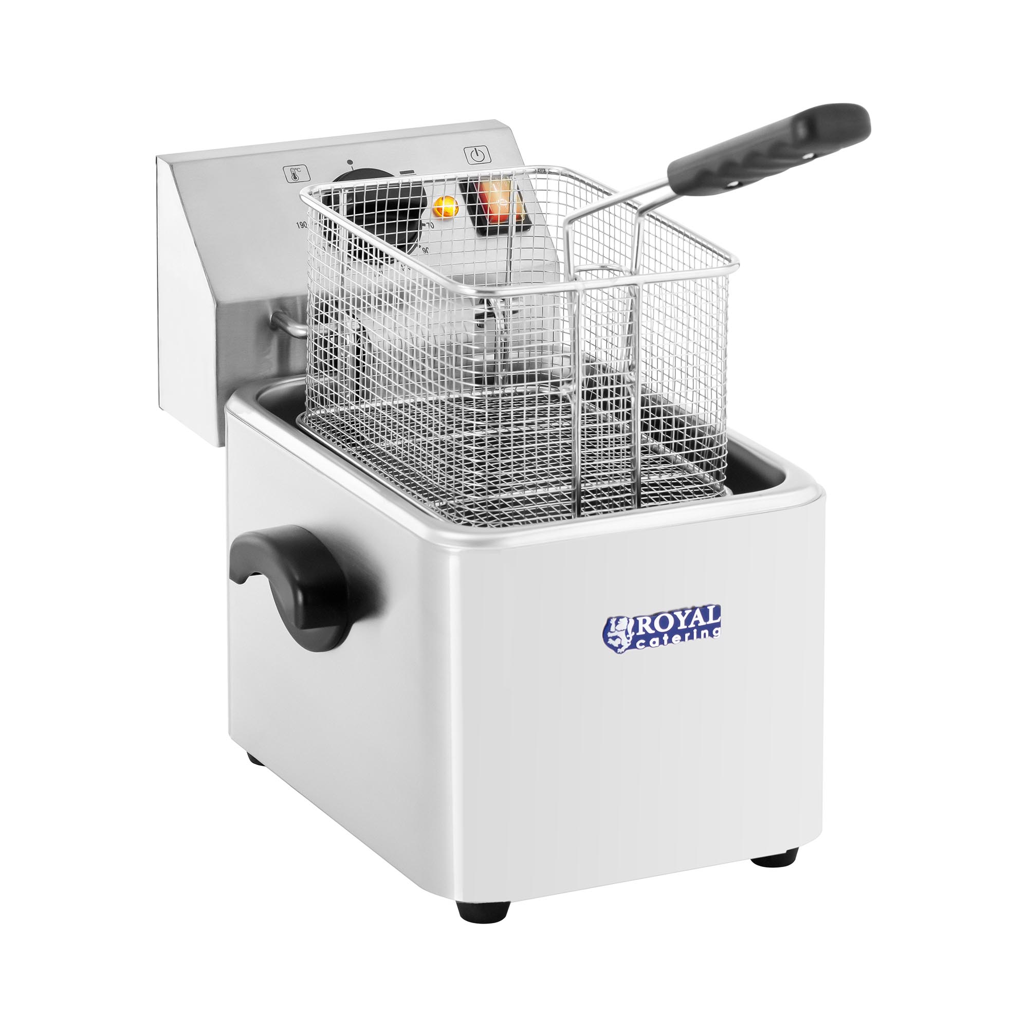 Elektro-Fritteuse - 8 l - 2500 W - EGO-Thermostat - Royal Catering