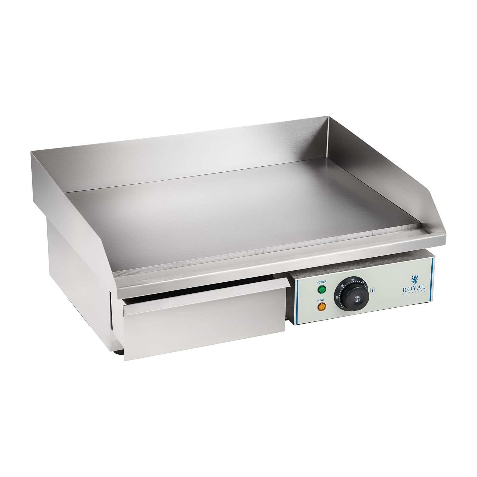 Royal Catering Elektro Grillplatte - 55 cm - glatt - 1 x 3.000 W