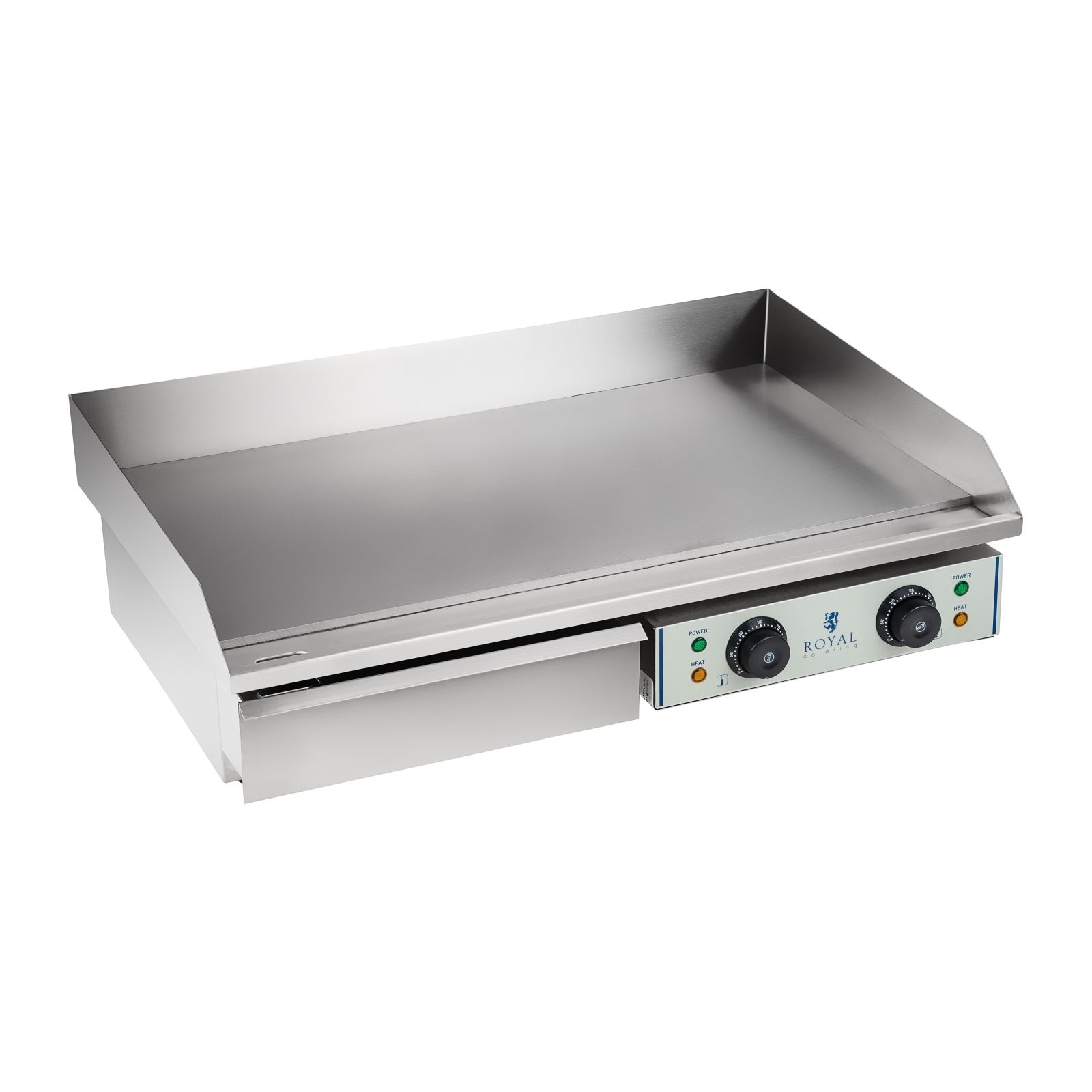 Royal Catering Elektro-Grillplatte 72,5 cm - glatt - 2 x 2,2 kW