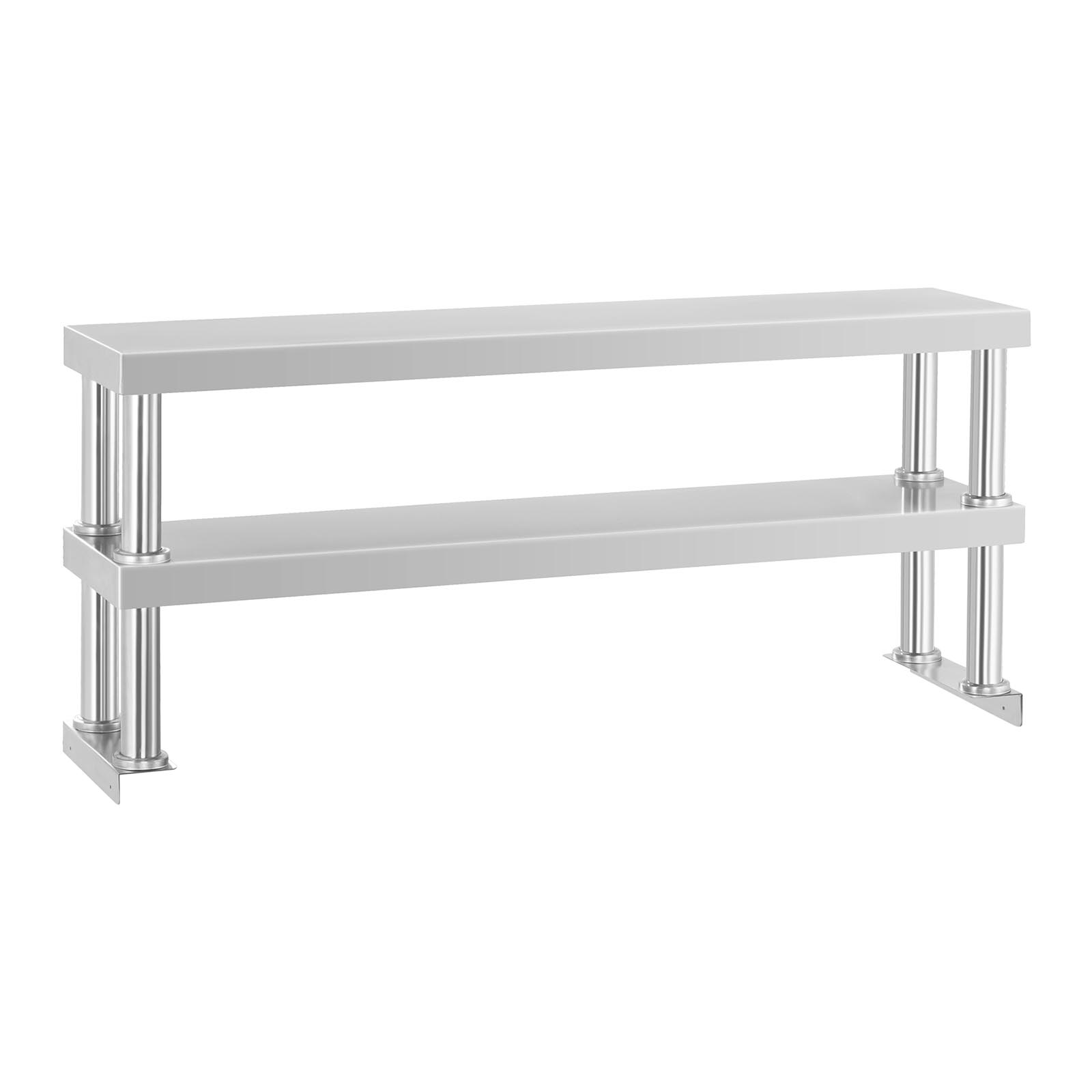 Royal Catering Aufsatzbord - 120 cm - 2 Ablagen