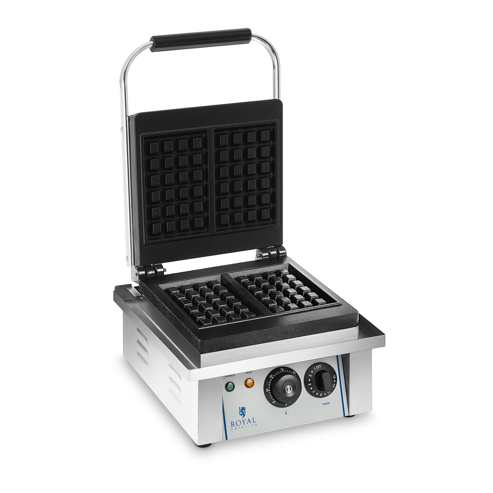 Waffeleisen - für belgische Waffeln - 2000 W - rechteckig - Royal Catering