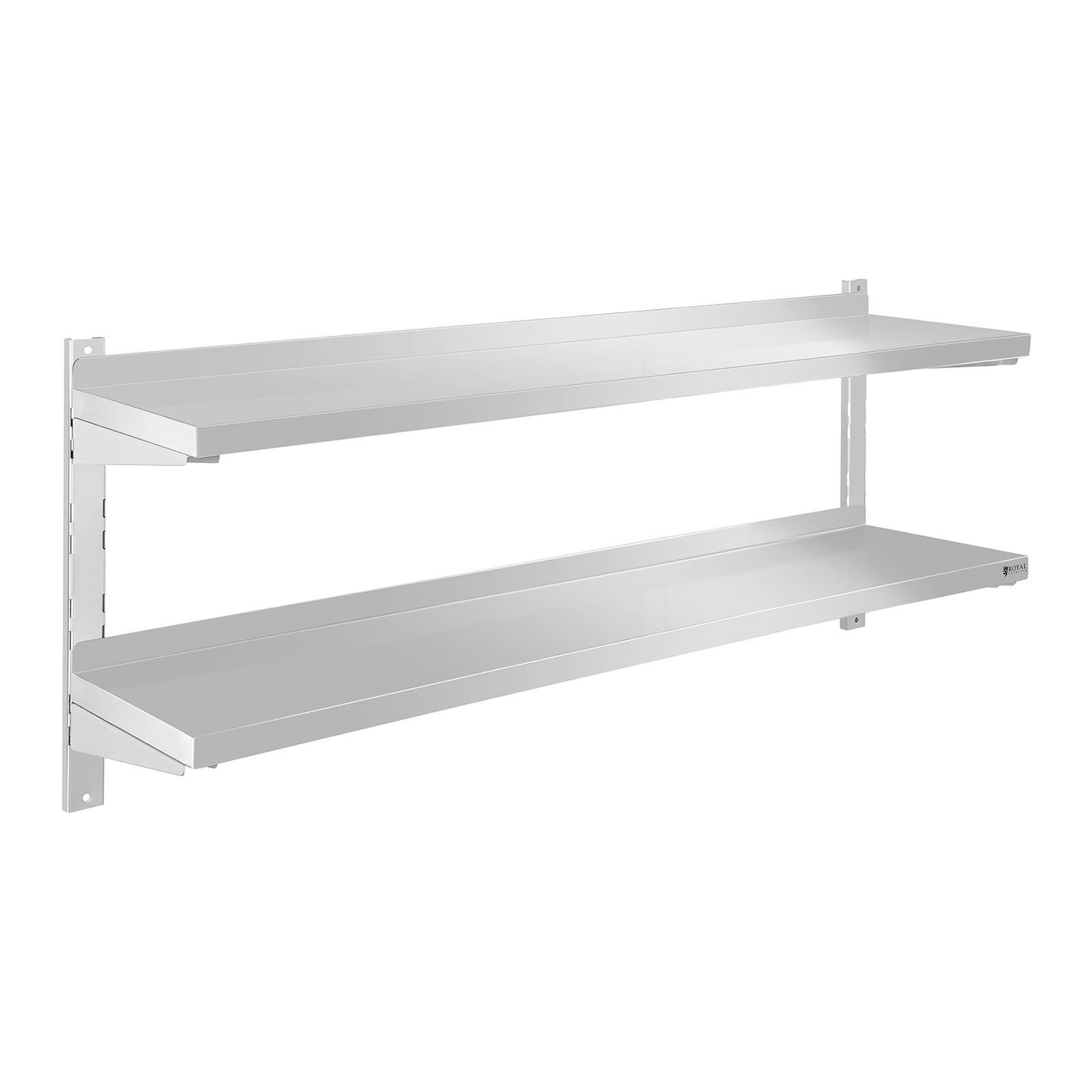 Royal Catering Wandbord - 2 Ablagen - 140 cm