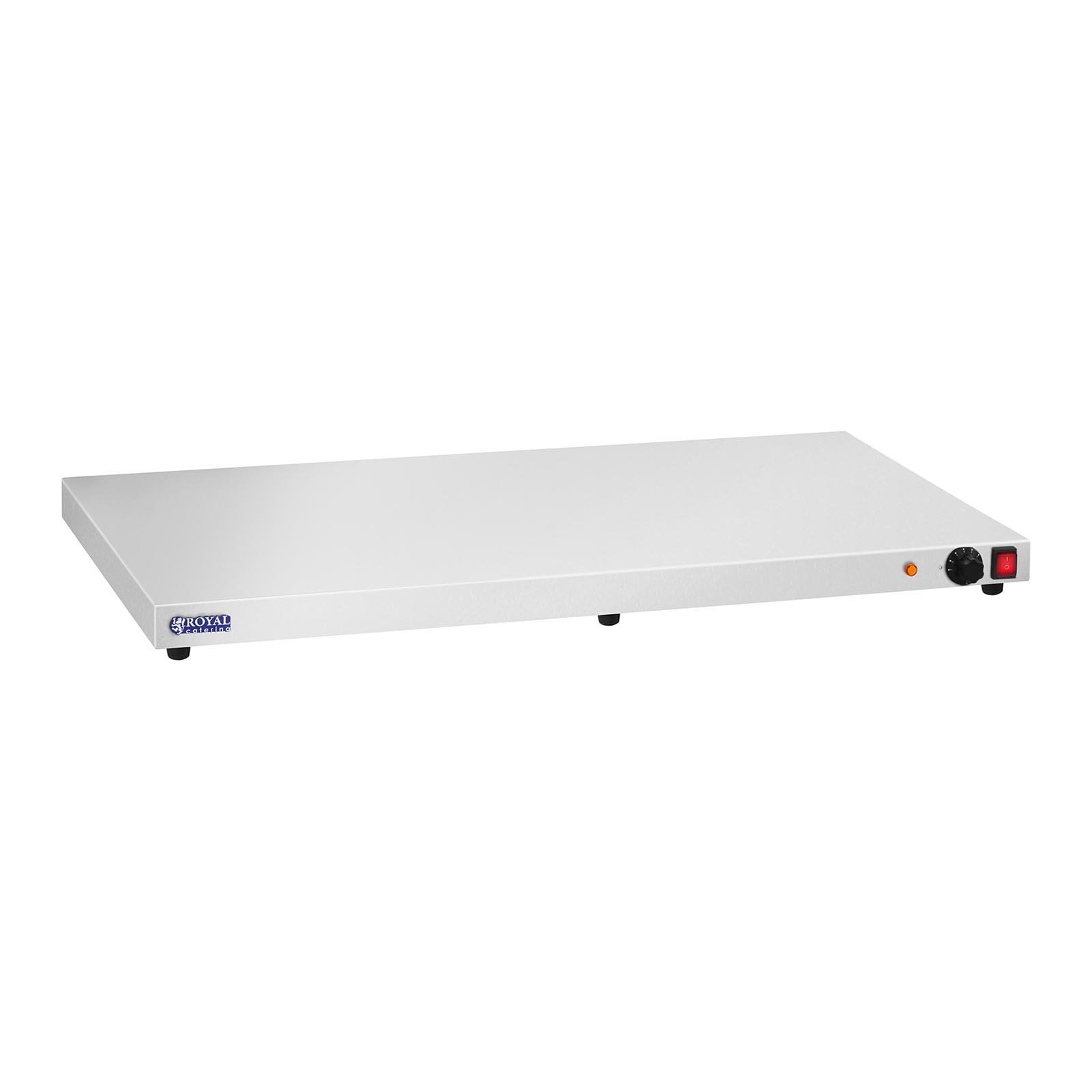 Royal Catering Warmhalteplatte - 600 W - Edelstahl - 100 cm
