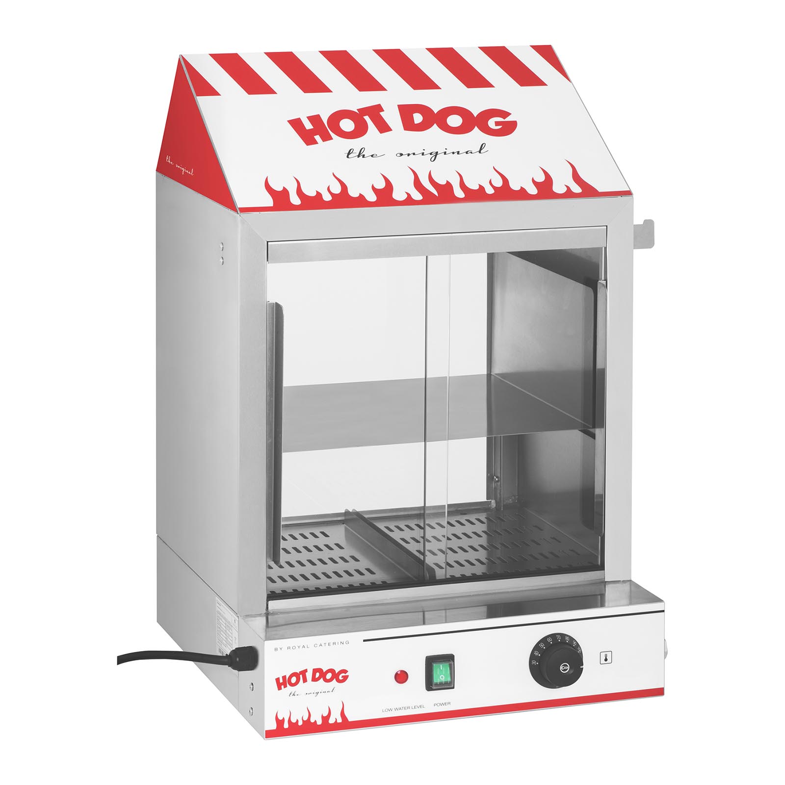 Royal Catering Hot Dog Steamer - 2000 W