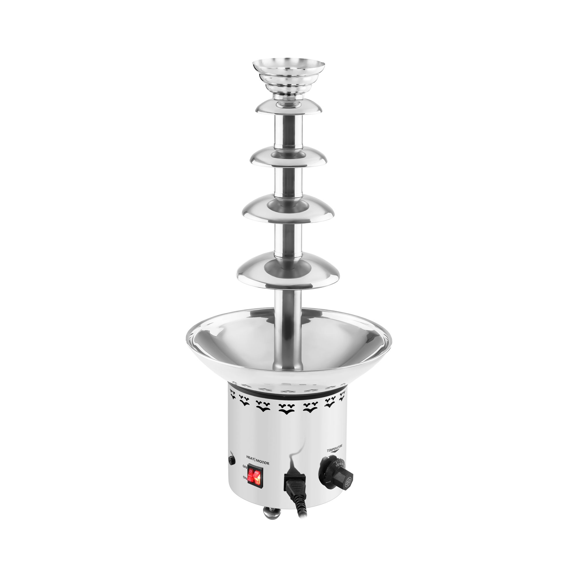 Royal Catering Schokoladenbrunnen - 5 Etagen - 6 kg