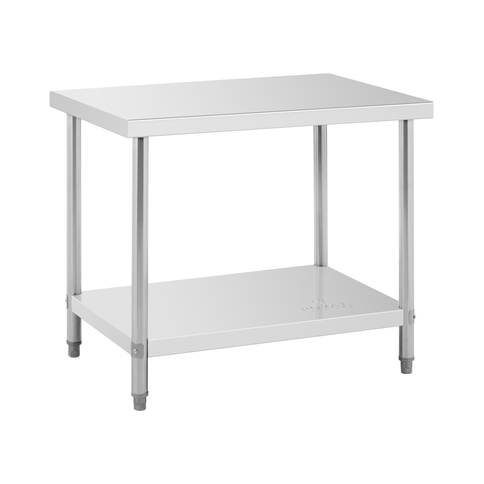 Edelstahl-Arbeitstisch - ECO - 100 x 70 cm - 250 kg - Royal Catering