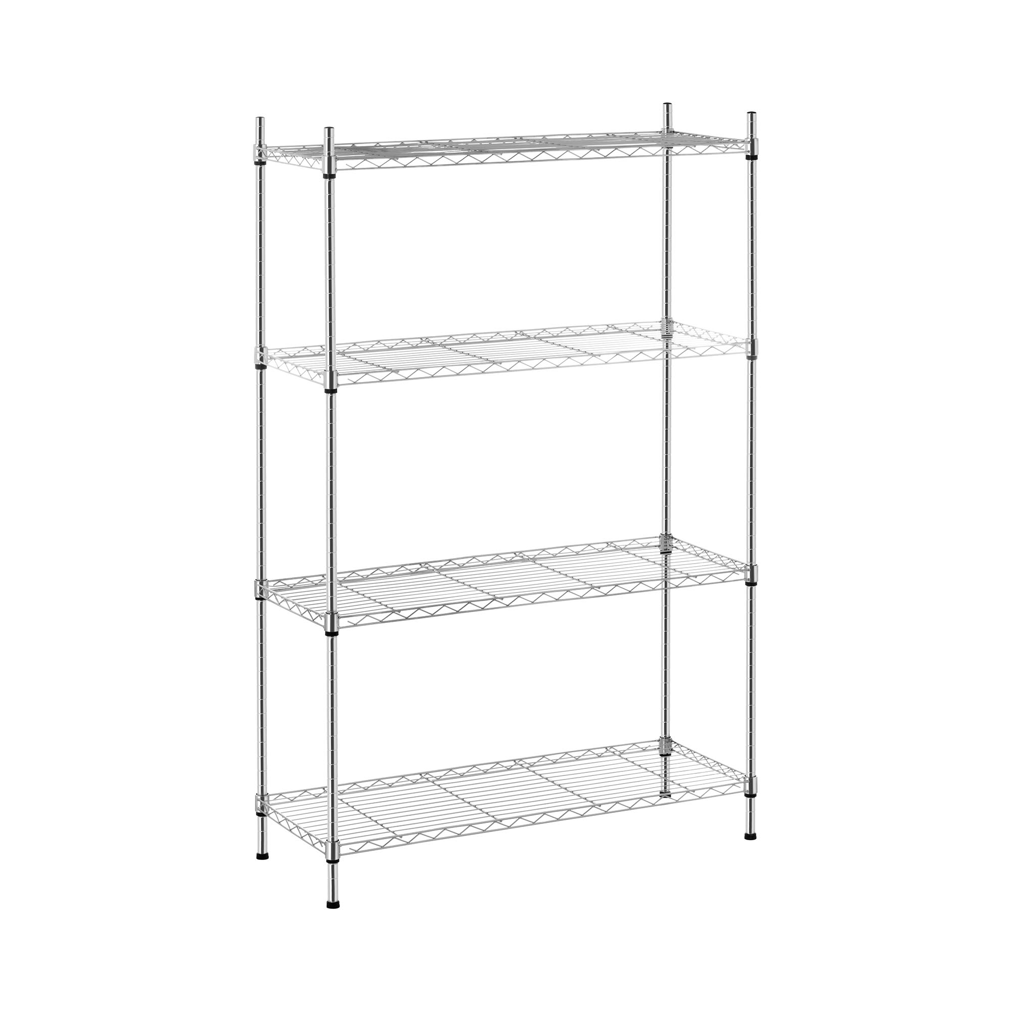 Royal Catering Metallregal - 35 x 90 x 137 cm - Chrom