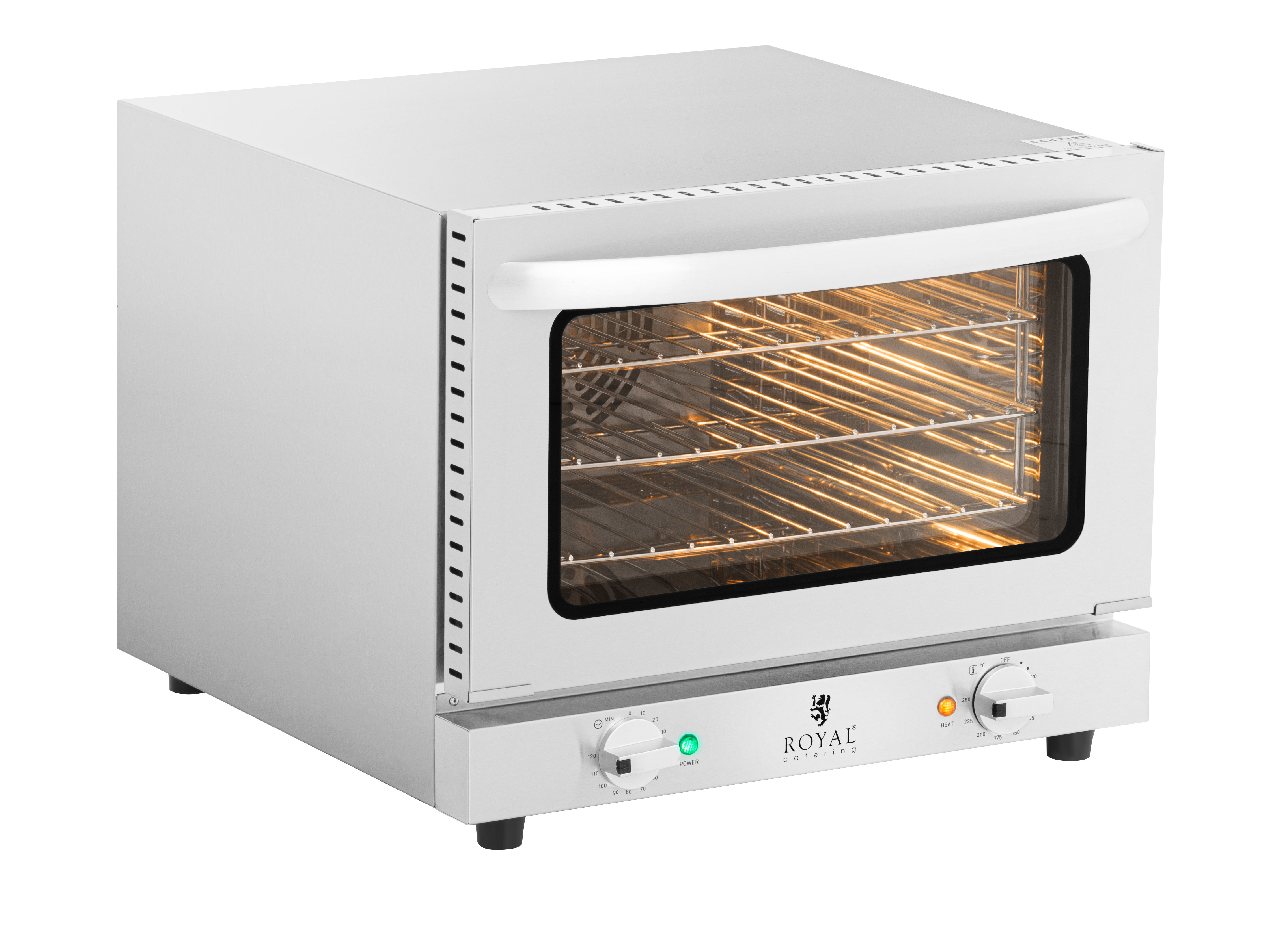 Royal Catering Heißluftofen - 2.150 W - inkl. 3 Gitterroste