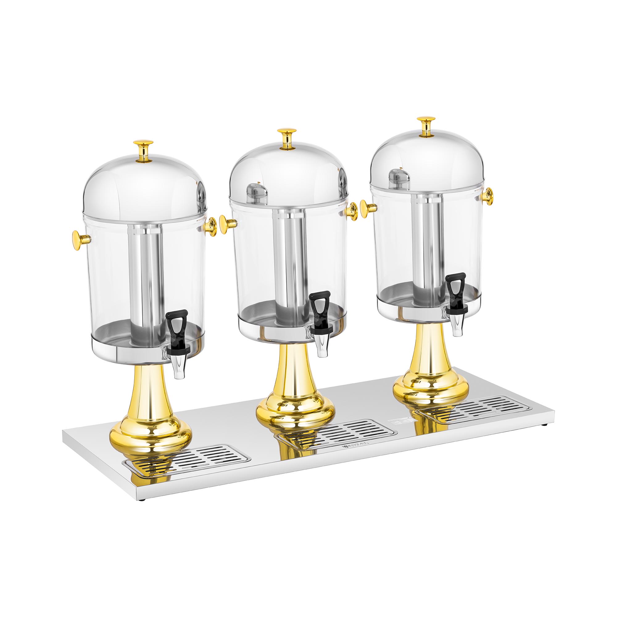 Royal Catering Saftspender - 3 x 8 L - Kühlsystem