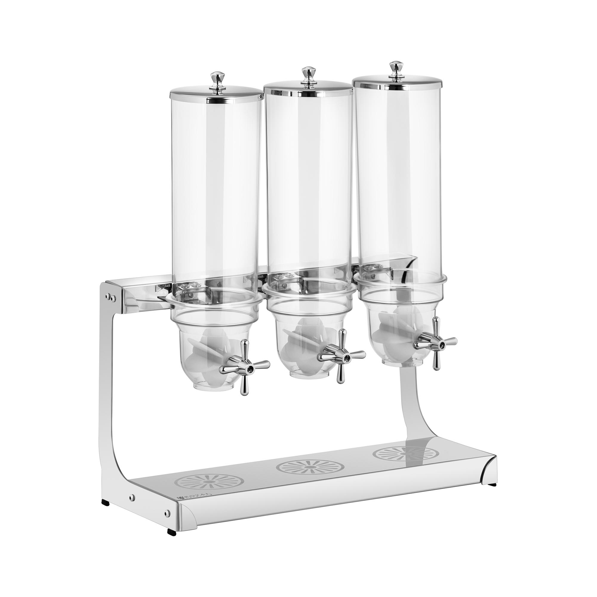 Royal Catering Müslispender - 3 x 3,5 l - 3 Behälter