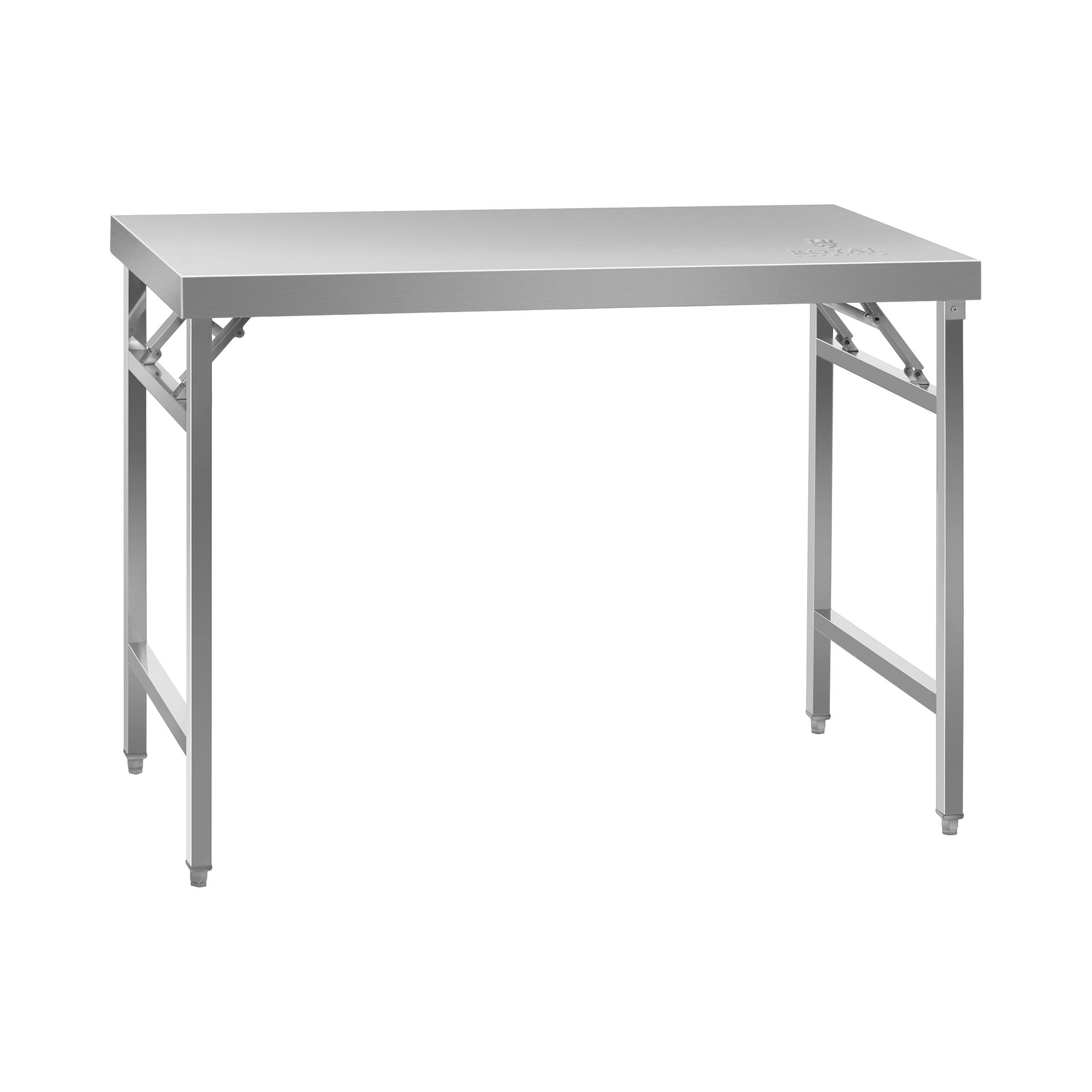 Edelstahl-Arbeitstisch - ECO - 60 x 120 cm - 210 kg - klappbar - Royal Catering