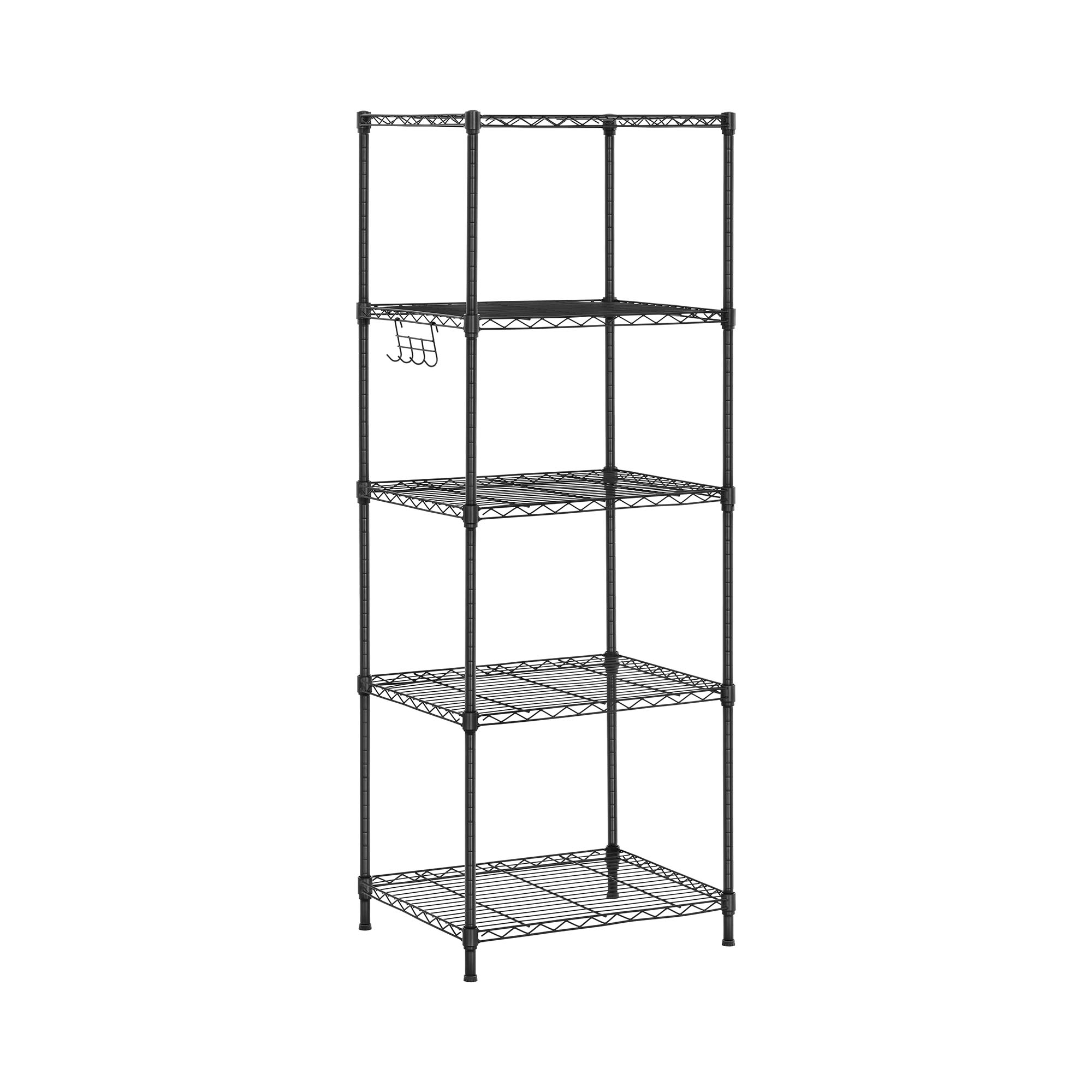 Royal Catering Metallregal - 55 x 45 x 150 cm - 150 kg - schwarz