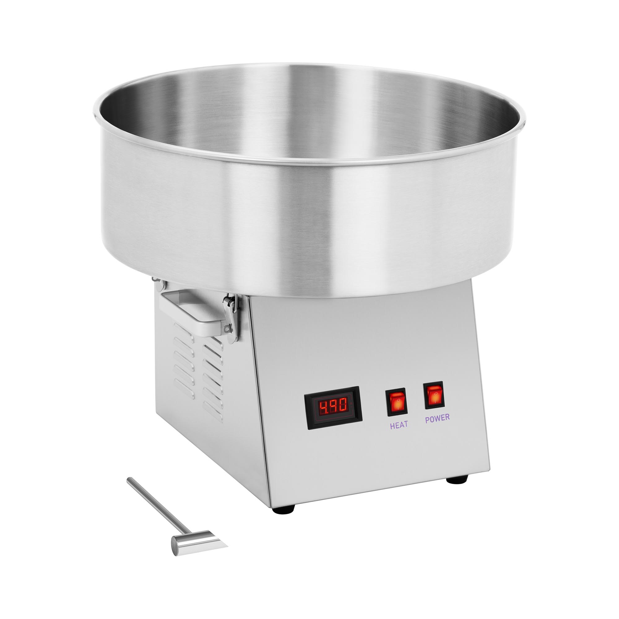 Zuckerwattemaschine - 52 cm - 1200 W - silbern - Royal Catering