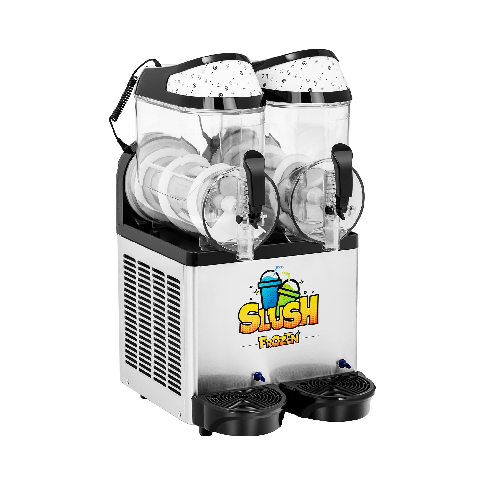 Slush-Maschine - 2 x 12 l - LED - Royal Catering